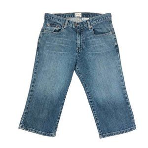 Calvin Klein Jeans Womens Capri Shorts Jeans Mid Rise Size 6